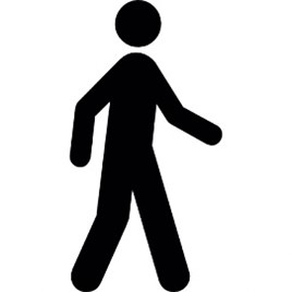 icon of person walking