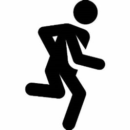 icon of person running