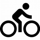 icon of person cycling